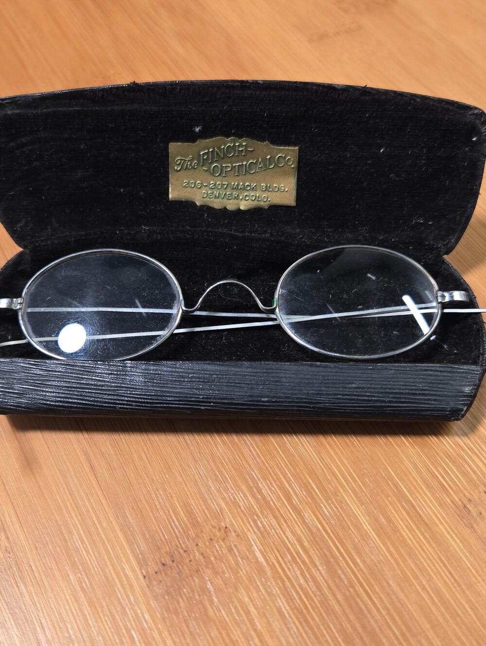 The Finch Optical Co. Antique Oval Wireframe Glasses in Silver Tone